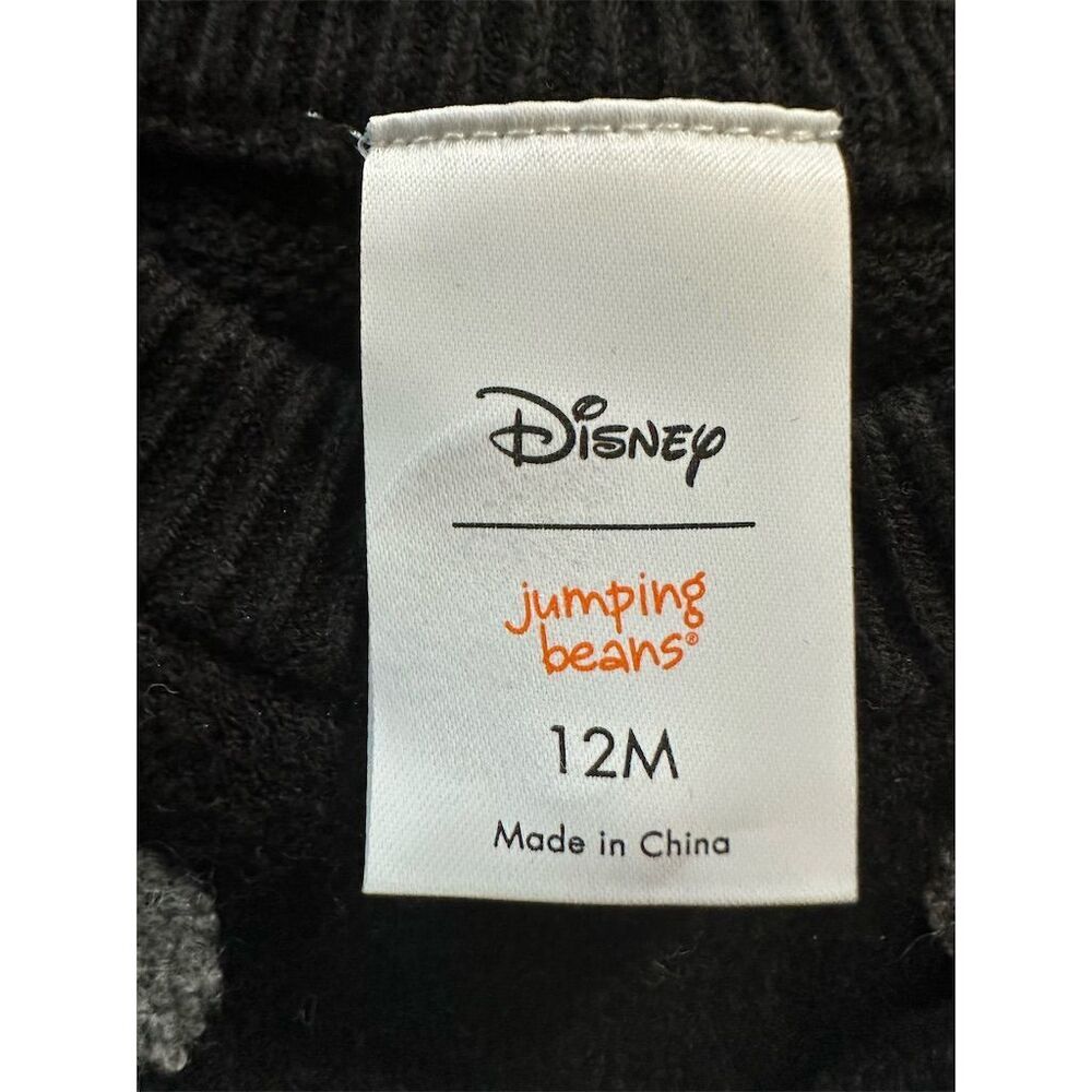 Disney Mickey Mouse Baby Sweater Black Unisex Size 12M - Picture 5 of 5